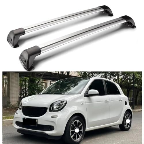 GCTRICL Kompatibel mit Smart Forfour 4 Door 2016-2019+ Aluminium Dachträger...