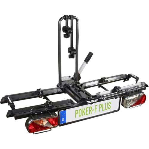 EUFAB 12012LASON Fahrradträger Poker-F Plus, EXKLUSIV AUF Amazon mit abschließbaren Rahmenhaltern,...