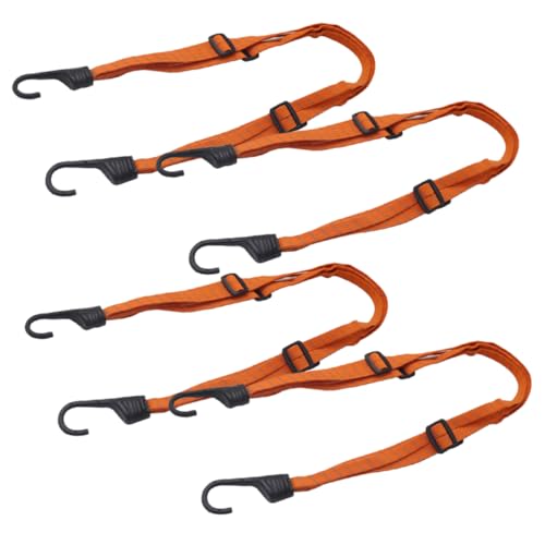 HOLIDYOYO 4 Stück Teiliges Verstellbares Motorrad Spannband mit Haken Elastisches Robustes...