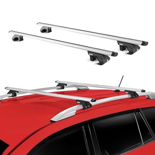 Alu Dachträger für VW Tiguan AD1 Allspace BW2 2016-2025 5 türig Silber TÜV 2X