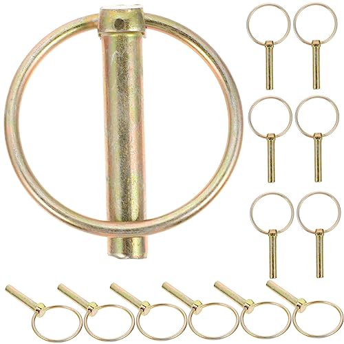 HIAKDOFT 16Stücke Teiliges Sicherheitsbolzen Kit mit Ringen Schwerlast Lynchstifte für Traktoren...