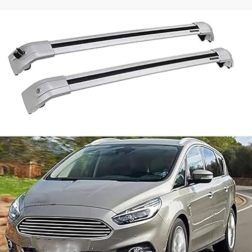 Nsnqb Auto DachträGer Crossbar für Ford S-MAX 2015-2020, Dachgepäckträger Dachträger Querstangen...