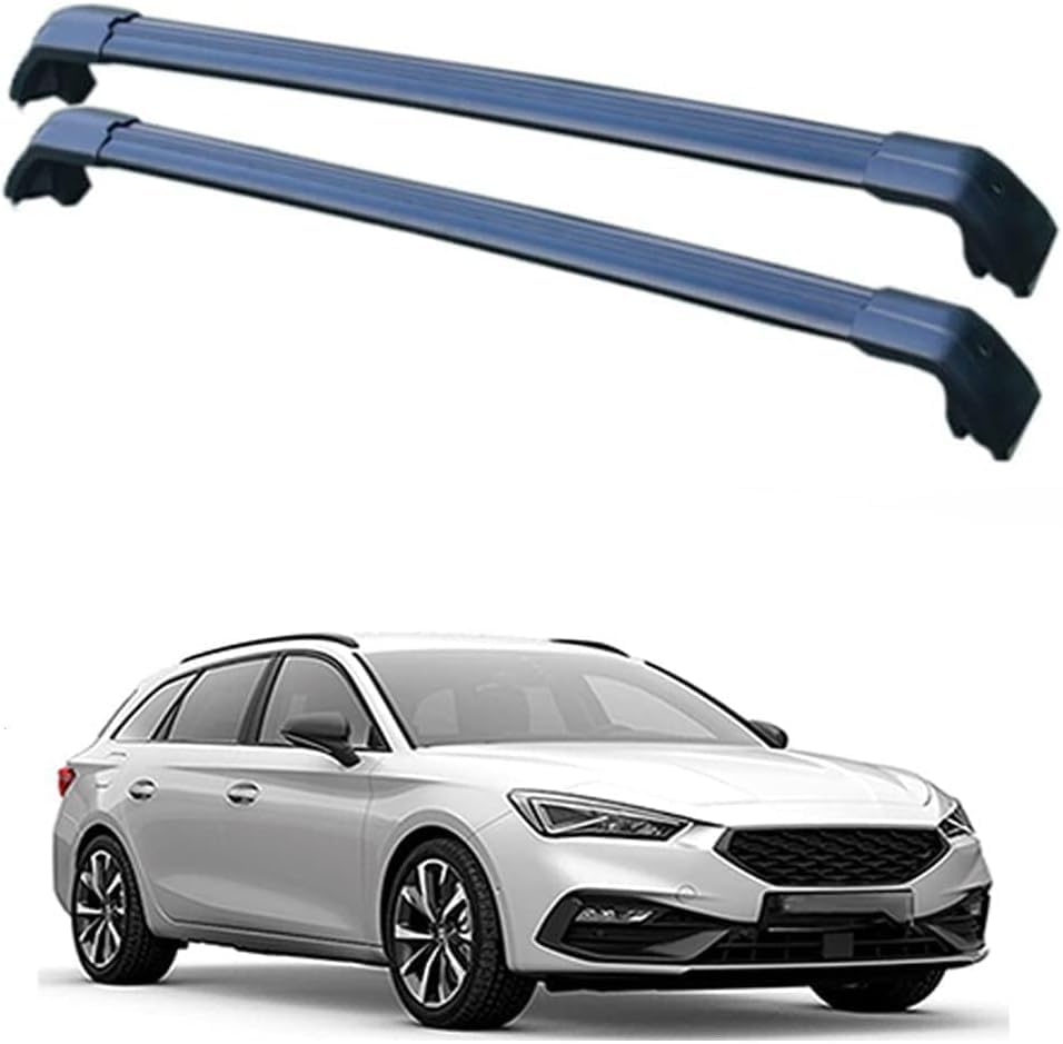 Auto Dachträger für Seat Leon St, 5dr Estate 2017-2021,Hochwertig Aluminium LastenträGer...