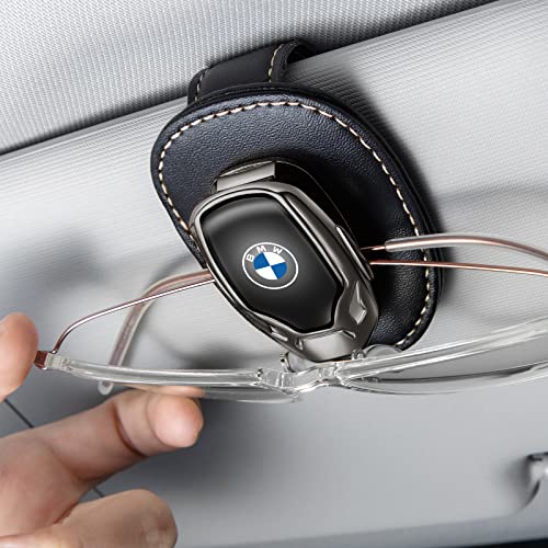 WUIOYNF für BMW Auto Brillenhalter, Sonnenbrillenhalter für BMW 1 3 5 6 Series X1 X3 X7 X5 X6 Z4 7 M...