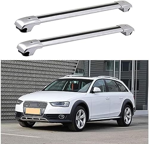 LUlude Auto Dachgepäckträger Querträger für Audi A4 Allroad (8KH, B8) 2009-2016, Dedizierte Aluminium...