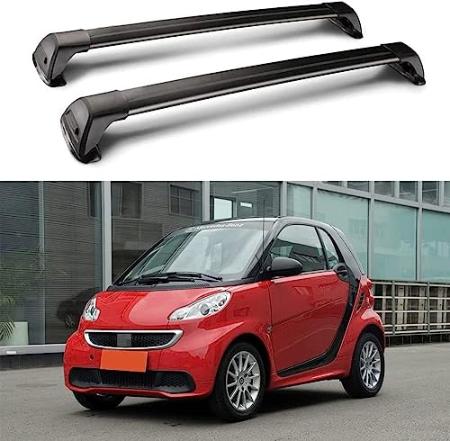 Auto Aluminium Dachträger für Benz Smart Fortwo 451 2 Door 2009-2015 Auto Dachträger Fahrradträger...