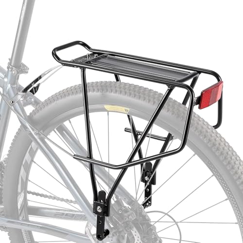 KONG MING CAR Universal Gepäckträger -Fahrrad Gepäckträger mit Seitenschienen für...