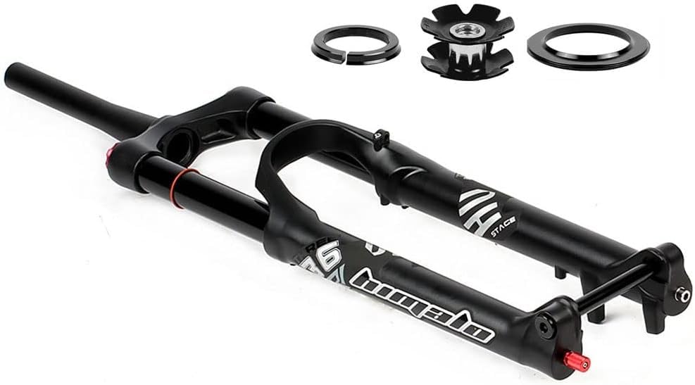 DECAKE MTB-Luftgabel 27,5/29 Zoll Mountainbike-Federgabeln Federweg 160/180 mm Rückpralleinstellung...