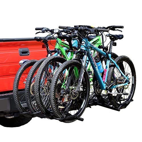Young 4-Fahrradträger für PKW, LKW, SUV, Minivans mit 5,1 cm Anhängerkupplung, 4 Fahrräder x 18,1 kg...