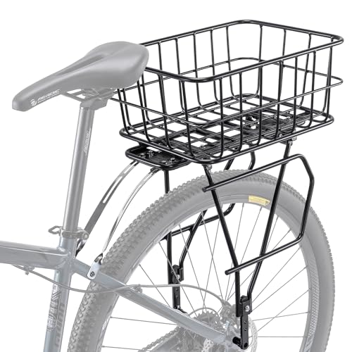 CXWXC Fahrradträger mit Korb hinten – Fahrradträger für...