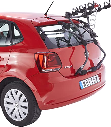 Mottez A016P3 Fahrradträger für Heckklappe, zur Befestigung auf Dachträgern oder Relingträger, für 3...
