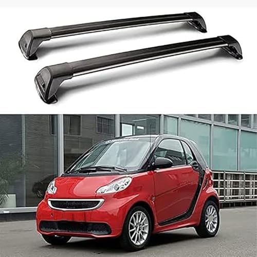 Ojklv Auto DachträGer Crossbar für Be-nz Smart Fortwo 451 2 Door 2009-2015, Aluminium Dachträger...