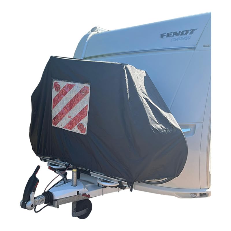 Fahrradträger Hülle - Mit Einsteckfach - Abdeckung für 1 oder 2 Fahrräder - 300 D Polyester -...