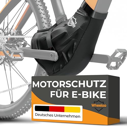 WHEELOO Ebike Mittelmotor Schutzhülle aus Nylon für schräge Motoren Fahrradträger Transportschutz...