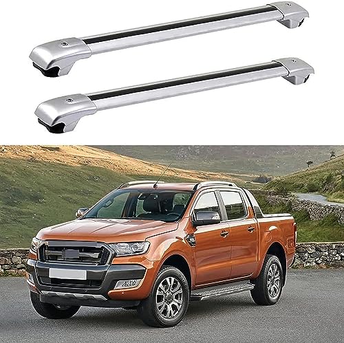 2 Stück Auto Dachträger für Fo-rd Ranger (TKE T6) 2011-2019,Dach Gepäckträger aus...