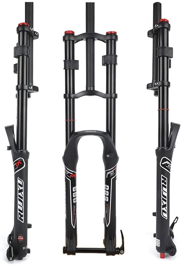 DECAKE MTB-Fahrrad-Federgabel, 26/27,5/29 Zoll, Federweg 140 mm, Downhill-Luftgabel,...