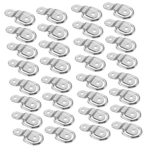 Amosfun 4 Sätze D Form Anhänger Zurrösen D Ringe Für Lkw Auto Und Bootsverzurrung Sicher Und...