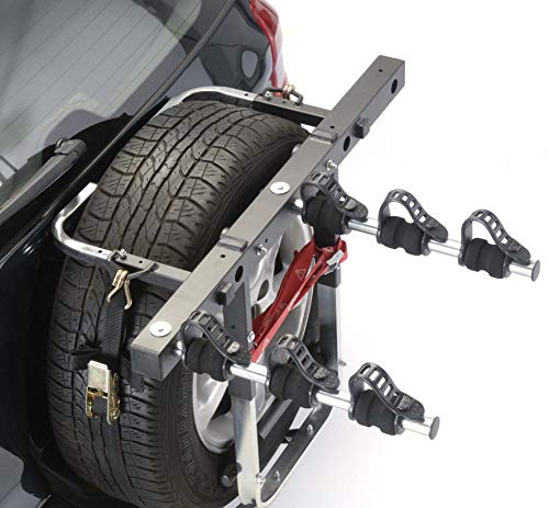 Mottez A500P Fahrradträger mit Gurten - 4 x 4 Modell, Grau