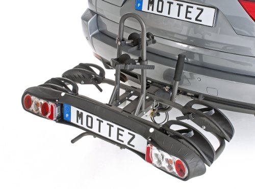 Mottez A021P2RA Verstellbarer und Zusammenkalpender Fahrradträger - 2 Räder