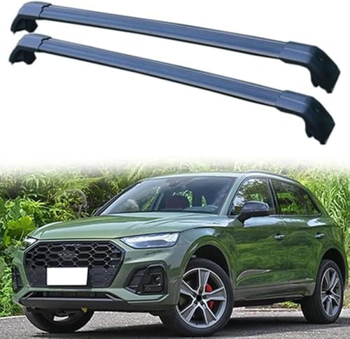 ZXFENG Auto Dachträger für Audi Q5 SQ5 8R SUV 2008-2023, Gepäckablage Querstange für Fahrradträger...