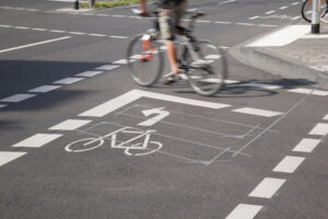 Fahrradweg in Köln