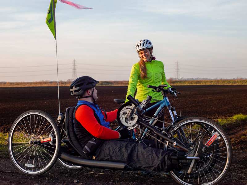 Fahrrad für Menschen mit Behinderung