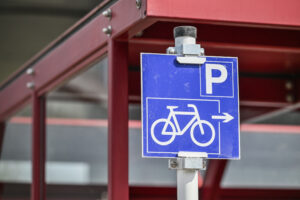 Parkplatz für Fahrräder