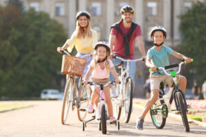 Familie Fahrräder