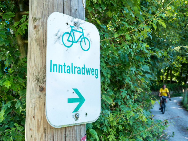 Schild Inntalradweg