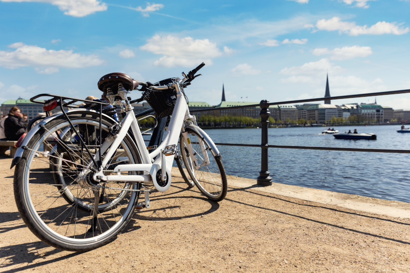 Fahrrad in Hamburg