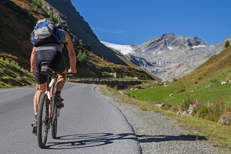 Radtour auf der Ötztaler Gletscherstrasse